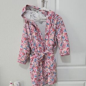 Posh Peanut Floral Hooded Robe